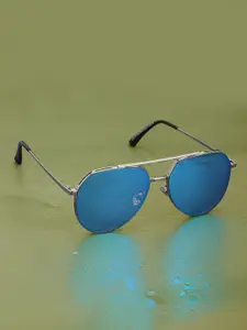 Carlton London Premium Men Polarised & UV Protected Lens Aviator Sunglasses - CLSM137