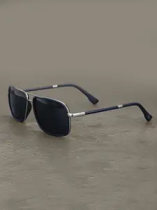 Carlton London Premium Men Polarised & UV Protected Lens Rectangle Sunglasses - CLSM124
