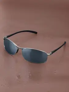 Carlton London Premium Men Polarised & UV Protected Lens Rectangle Sunglasses - CLSM113