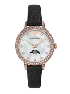 Emporio Armani Women Mother of Pearl Analogue Watch AR11514