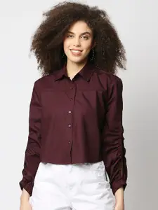 Remanika Comfort Slit Sleeves Pure Cotton Casual Shirt