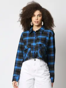 Remanika Comfort Tartan Checks Pure Cotton Casual Shirt