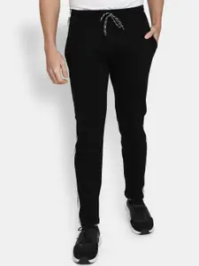 V-Mart Men Contrast Side Stripe Slim-Fit Track Pants