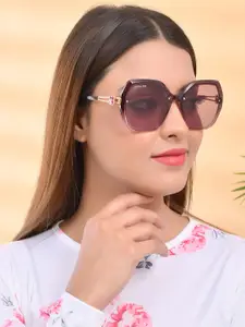 ROYAL SON Women Oversized Sunglasses With UV Protected Lens-CHIWM00115-C5