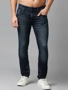 SPYKAR Men Cotton Slim Fit Low-Rise Light Fade Stretchable Jeans