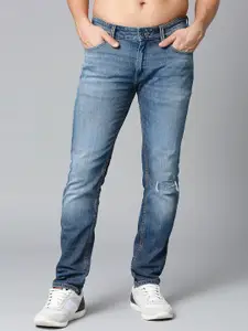 SPYKAR Men Cotton Low Distress Heavy Fade Stretchable Jeans