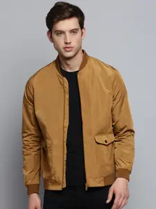 SHOWOFF Mandarin Collar Water Resistant Bomber Jacket
