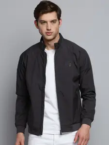 SHOWOFF Mock Collar Water Resistant Bomber Jacket
