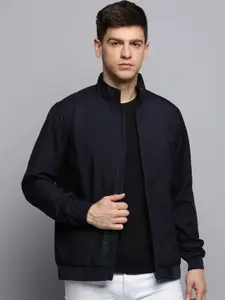 SHOWOFF Stand Collar Water Resistant Bomber Jacket