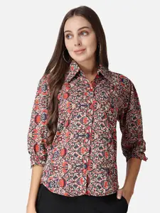 SCORPIUS Floral Printed Casual Shirt