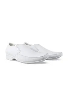 HikBi Men Leather Formal Slip-Ons