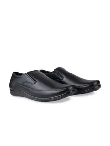 HikBi Men Leather Formal Slip-On Shoes