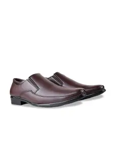 HikBi Men Leather Formal Slip-On Shoes