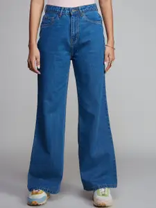 20Dresses Women Wide Leg High-Rise Pure Cotton Jeans