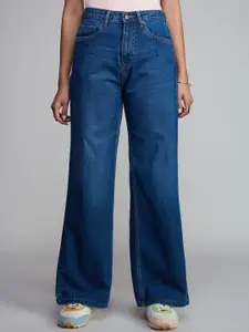 20Dresses Women Wide Leg High-Rise Pure Cotton Jeans