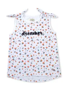 Gini and Jony Girls Floral Print Cotton Top