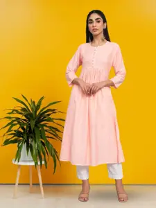 PARAMOUNT CHIKAN Women Embroidered Lucknowi Chikankari Chanderi Kurta