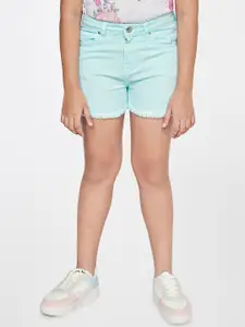 AND Girls Mid Rise Above Knee Denim Shorts