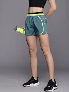 HRX by Hrithik Roshan Women Rapid Dry Striped Running Sports Shorts
