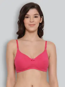 LYRA Premium Cotton Seamless Moulded T-shirt Bra with Adjustable Strap