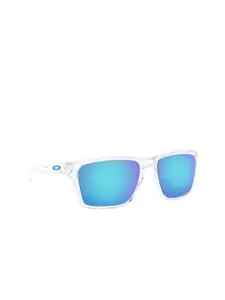 OAKLEY Men UV Protected Blue Lens Rectangle Sunglasses - 0OO944894480457