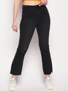 Madame Women Flared Mid-Rise Cotton Jeans