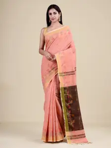 Laa Calcutta Ethnic Motifs Woven Design Silk Cotton Saree