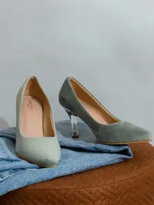 Shezone Pointed Toe Slim Heels Pumps