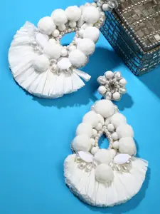 SOHI Contemporary Artificial Beads Drop Earrings