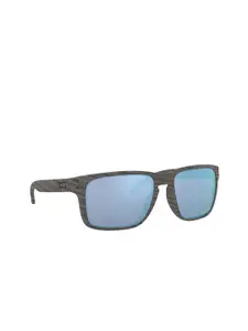 OAKLEY Men Square Sunglasses with Polarised Lens 888392458926