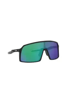 OAKLEY Men UV Protected Green Lens Rectangle Sunglasses - 0OO940694060337