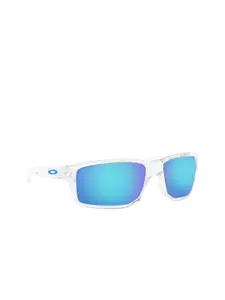 OAKLEY Full Rim Rectangle Sunglasses with UV Protected Lens 888392454997