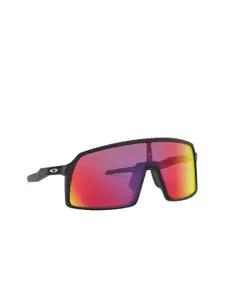 OAKLEY Men UV Protected Red Lens Rectangle Sunglasses - 0OO940694060837