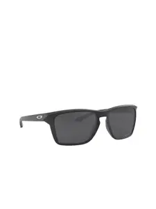 OAKLEY Men Polarized Grey Lens Rectangle Sunglasses - 0OO944894480657