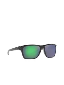 OAKLEY Men Rectangle Sunglasses with UV Protected Lens 888392546395
