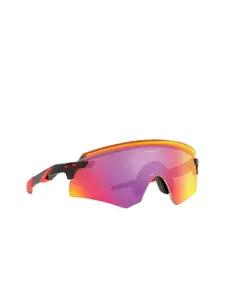 OAKLEY Men UV Protected Red Lens Rectangle Sunglasses - 0OO947194710136
