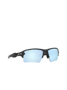OAKLEY Men Rectangle Sunglasses with Polarised Lens 888392555243