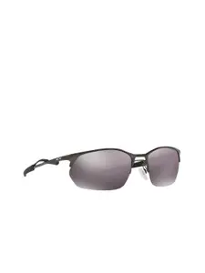 Oakley Men Polarized Grey Lens Rectangle Sunglasses - 0OO414541450560