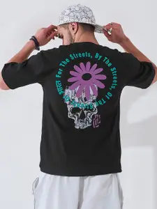 Maniac Graphic Printed Cotton Regular Fit T-shirt