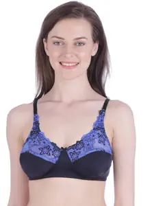 Bralux B Cup Non Padded Non-Wired Cotton Everyday Lace Bra