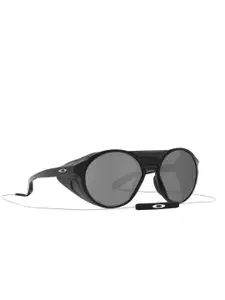 OAKLEY Men Round Sunglasses with Polarised Lens 888392499837