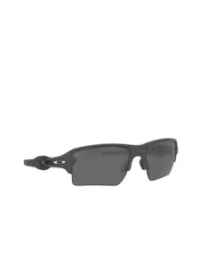 OAKLEY Men Rectangle Sunglasses with Polarised Lens 888392498410