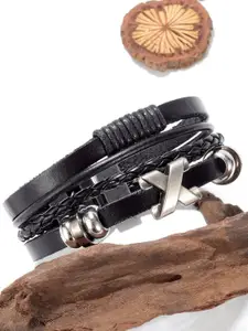 Peora Silver-Plated Wraparound Bracelet