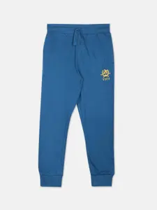 U.S. Polo Assn. Kids Boys Mid-Rise  Straight Fit Cotton Joggers