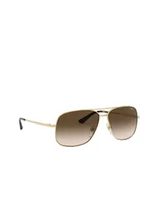 vogue Women Square Sunglasses with UV Protected Lens