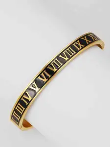 ZIVOM Women 18K Gold-Plated Bangle-Style Bracelet