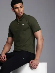 HRX by Hrithik Roshan Men Lifestyle Polo Collar T-shirt