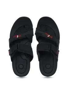 Action Men Black & Red Comfort Sandals