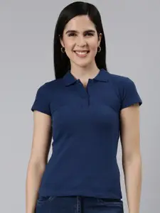 Huetrap Regular Fit Polo Collar T-shirt