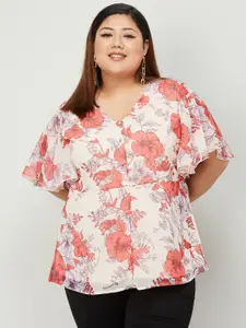 Nexus by Lifestyle Floral Printed A-Line Top